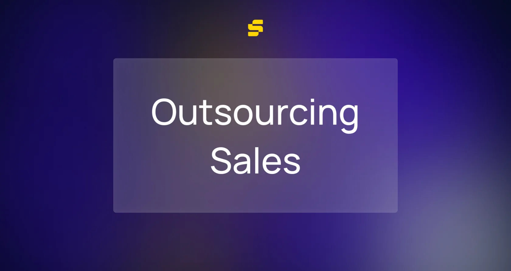 sales outsourcing