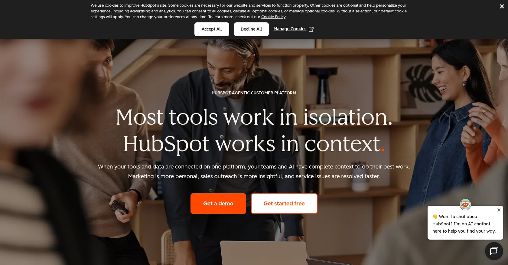 HubSpot CRM Screenshot