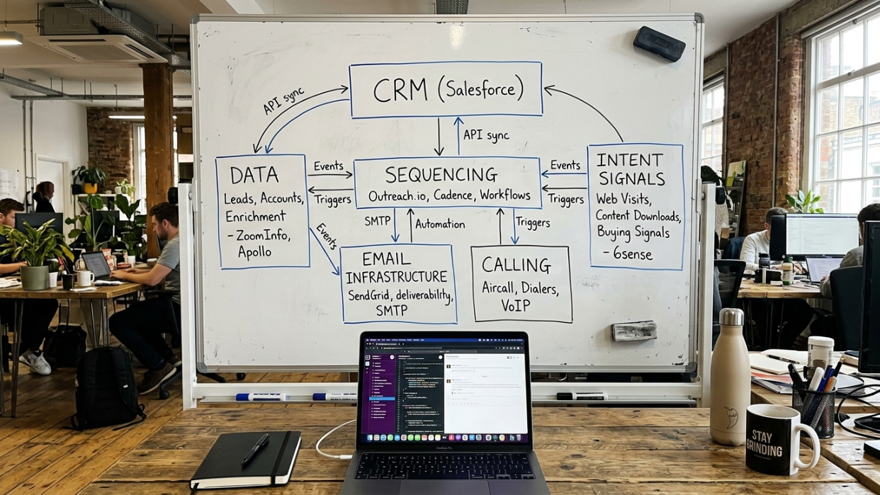 Outbound Tech Stack Layers at a Glance (Quick Summary Table)